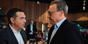 Σωκράτης Φάμελλος και Αλέξης Τσίπρας