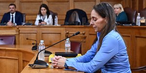 Η Παρασκευή Τυχεροπούλου στην εξεταστική επιτροπή της Βουλής για το σκάνδαλο του ΟΠΕΚΕΠΕ