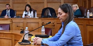 Η Παρασκευή Τυχεροπούλου στην Εξεταστική για τον ΟΠΕΚΕΠΕ