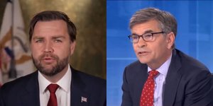 Τζέι Ντι Βανς και Τζορτζ Στεφανόπουλος