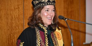 H Βικτόρια Χίσλοπ επίτιμη διδάκτορας