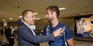 «Δώρο» αναγνώρισης της προσφοράς Ντούσκου στην ελληνική κωπηλασία από τον Γιάννη Βρούτση