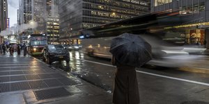 βροχη νεα υορκη