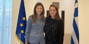 Σοφία Ζαχαράκη και Δόμνα Μιχαηλίδου