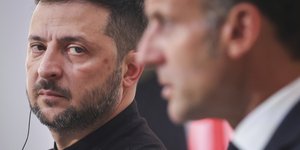 Βολοντίμιρ Ζελένσκι, Εμανουέλ Μακρόν