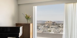 διαμέρισμα σαλόνι πιάνο θέα Ακρόπολη