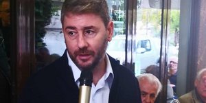 Ο Νίκος Ανδρουλάκης στα Τρίκαλα