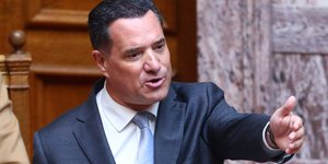 Ο Άδωνις Γεωργιάδης στη Βουλή