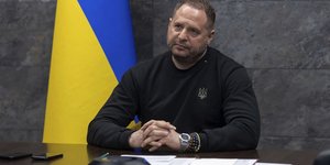 Ο προσωπάρχης του ουκρανού προέδρου Βολοντίμιρ Ζελένσκι, ο Αντρίι Γερμάκ