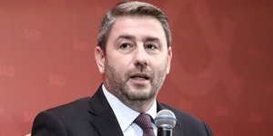 Ο πρόεδρος του ΠΑΣΟΚ Νίκος Ανδρουλάκης