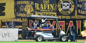 Ο Αλφαρέλα αποχώρησε τραυματίας από το ΑΕΚ-Άρης