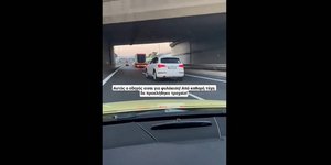 Επικίνδυνος οδηγός στην Αττική Οδό 
