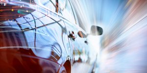 Γρήγορη κίνηση αυτοκινήτου