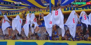 Οι οπαδοί της Μπόκα ντύθηκαν... φαντάσματα στο ντέρμπι με τη Ρίβερ