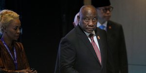 Ο πρόεδρος της Νότιας Αφρικής Σίριλ Ραμαφόσα