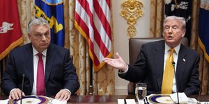 Ντόναλντ Τραμπ και Βίκτορ Όρμπαν στον Λευκό Οίκο