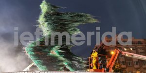 O καθαρισμός του Δρομέα στο Κέντρο της Αθήνας