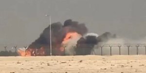 Πυκνός καπνός από την συντριβή αεροσκάφους στο Ντουμπάι