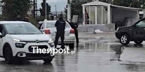 Αστυνομικοί σε οικισμό Ρομά στα Διαβατά Θεσσαλονίκης