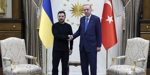 Χειραψία Ζελένσκι -Ερντογάν