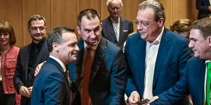 Δούκας, Χαρίτσης, Φάμελλος, Τσουκαλάς