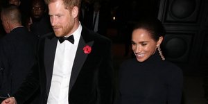 Πρίγκιπας Χάρι και Μέγκαν Μαρκλ την στιγμή της άφιξής τους στο πάρτι της Κρις Τζένερ