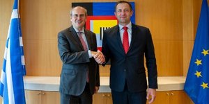 Κωστής Χατζηδάκης και Κριστόφ Χάνσεν 