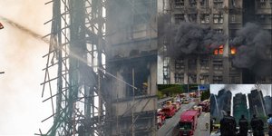 Οι σκαλωσιές από μπαμπού τροφοδότησαν την πυρκαγιά στις πολυκατοικίες στο Χονγκ Κονγκ