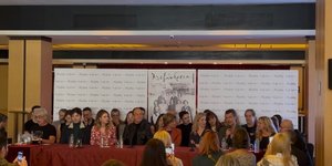 Στιγμιότυπο από τη συνέντευξη τύπου με τους συντελεστές