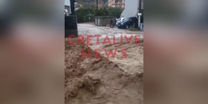 Σφορδρή κακοκαιρία«χτυπά» την Κρήτη