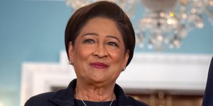 Η πρωθυπουργός του Τρίνινταντ και Τομπάγκο, η Κάμλα Περσάντ-Μπισέσαρ 