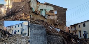 Κατολισθήσεις από την κακοκαιρία στο χωριό Καρουσάδες