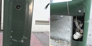Κλέβουν τα καλώδια από κολώνες φωτισμού στην Αθήνα