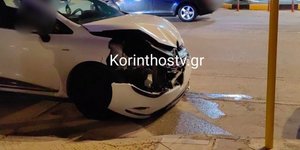 ΙΧ εμβόλισε σταθμευμένα αυτοκίνητα στην Κορινθία