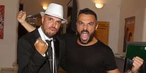 Ο Κώστας Δόξας με τον αδερφό του Άκη Δείξιμο