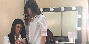 Η Κόρτνεϊ Καρντάσιαν με την αδερφή της Κένταλ Τζένερ