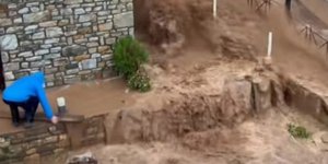 Χειμαρροι λάσπης στη Θάσο