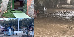 Η κακοκαιρία έπληξε τη Λέσβο