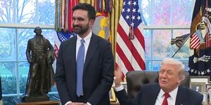  Τραμπ με τον δήμαρχο της Νέας Υόρκης