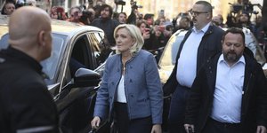 Η επικεφαλής της γαλλικής ακροδεξιάς, Μαρίν Λεπέν 