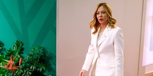 Η Ιταλίδα πρωθυπουργός, Τζόρτζια Μελόνι 