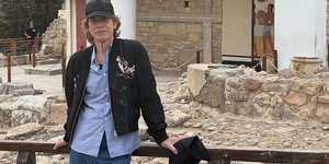 Ο Μικ Τζάγκερ στη Κνωσό 