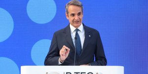 Ο Κυριάκος Μητσοτάκης στο P-TEC 