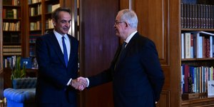 Κυριάκος Μητσοτάκης και Κώστας Τασούλας