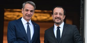 Κυριάκος Μητσοτάκης και Νίκος Χριστοδουλίδης 