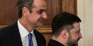 Κυριάκος Μητσοτάκης και Βολοντίμιρ Ζελένσκι