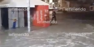 Πλημμύρισαν δρόμοι στο Μοναστηράκι