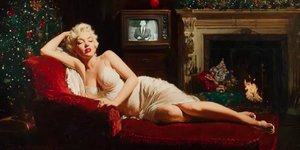 Καρέ από το AI βίντεο με τον Φρανκ Σινάτρα και τη Μέριλιν Μονρόε