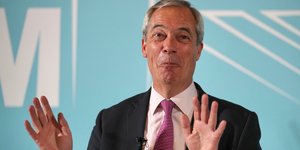 O ηγέτης του βρετανικού ακροδεξιού Reform UK, Νάιτζελ Φάρατζ