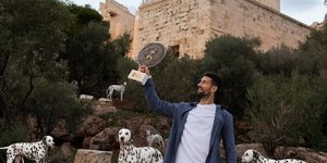 Νόβακ Τζόκοβιτς στην Ακρόπολη